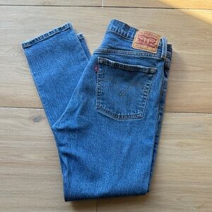 501 Levi's High Rise Blue Jeans